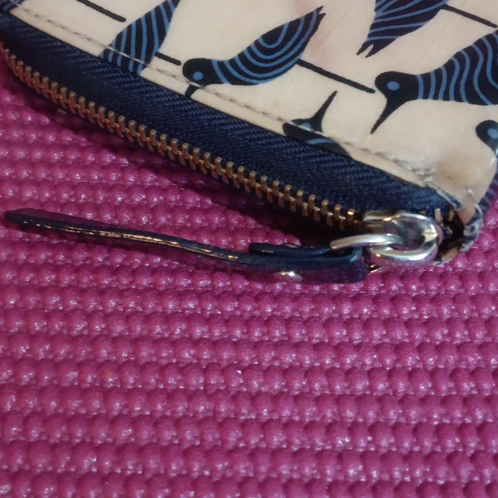 Kate Spade Beige and Black Bird Pattern Wallet - Picture 4 of 4
